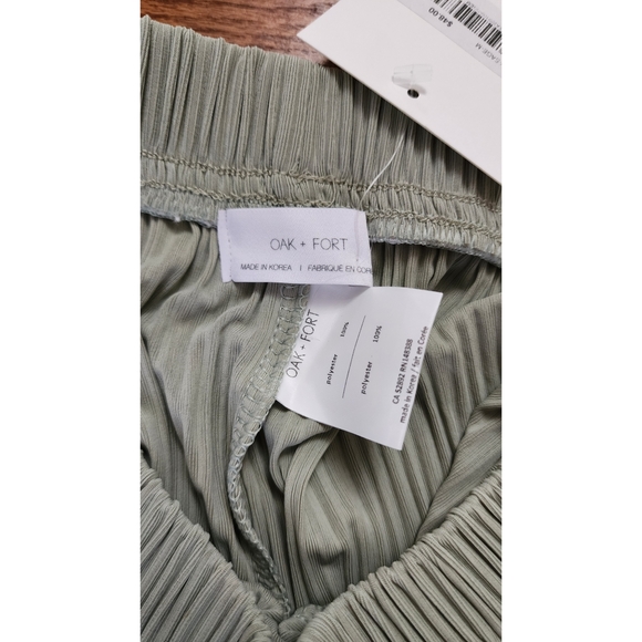 Oak and Fort accordian wide leg pants - Picture 5 of 5